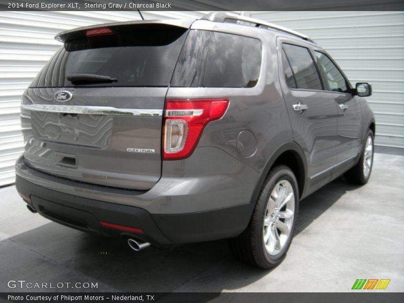 Sterling Gray / Charcoal Black 2014 Ford Explorer XLT