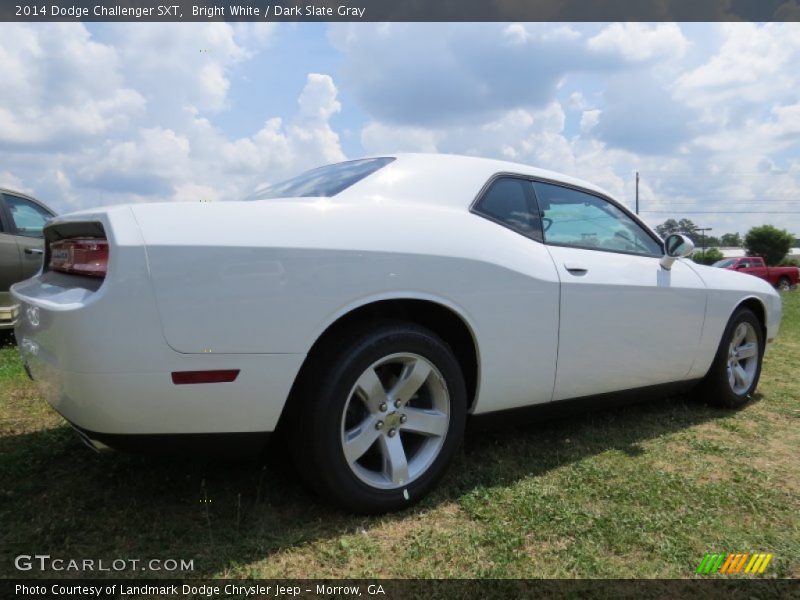 Bright White / Dark Slate Gray 2014 Dodge Challenger SXT