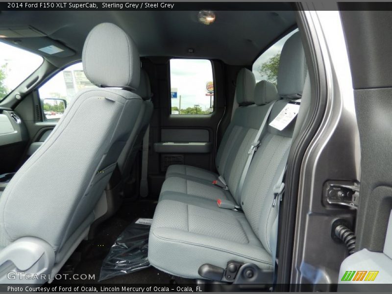 Sterling Grey / Steel Grey 2014 Ford F150 XLT SuperCab