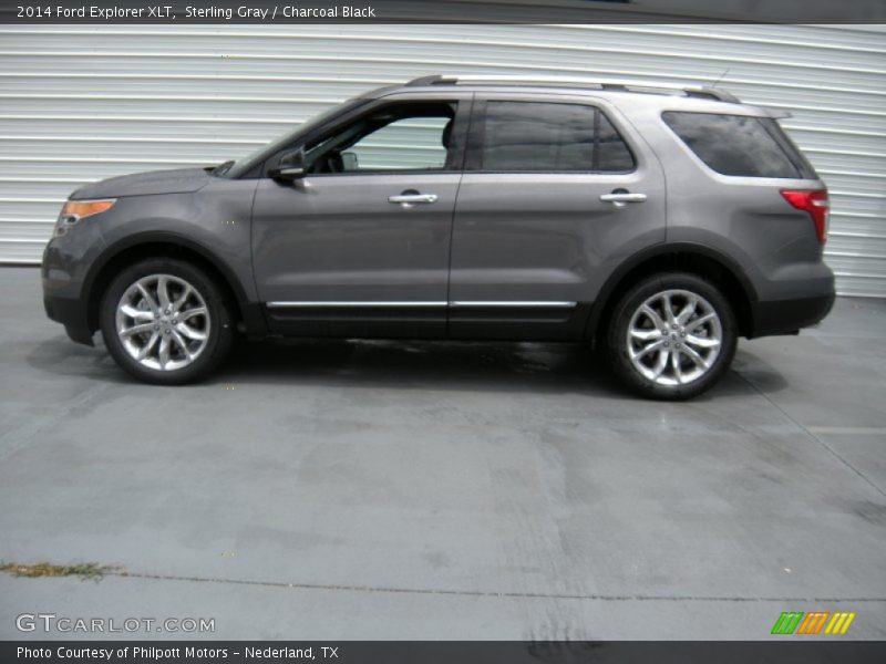 Sterling Gray / Charcoal Black 2014 Ford Explorer XLT