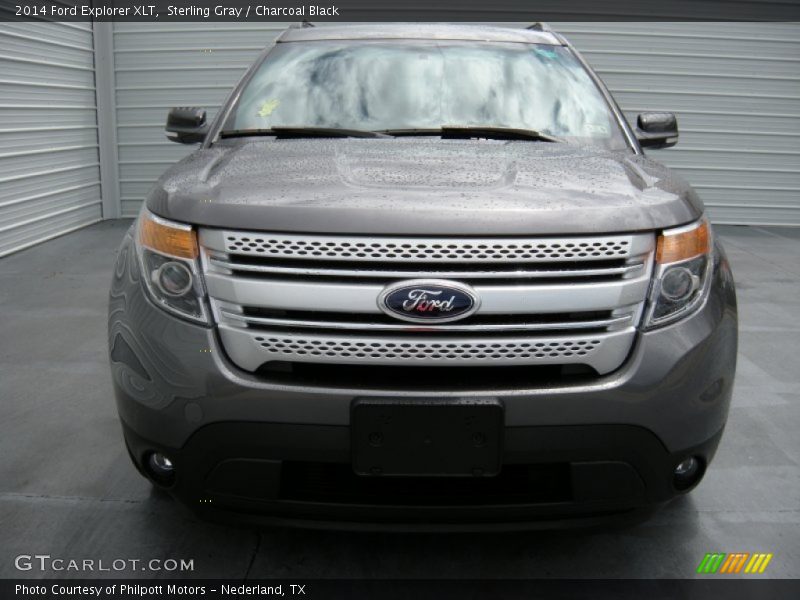 Sterling Gray / Charcoal Black 2014 Ford Explorer XLT