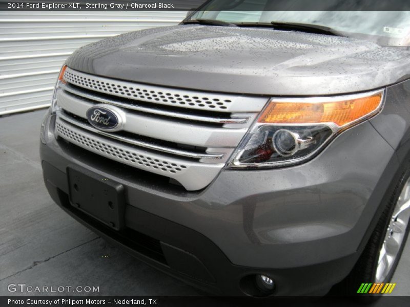 Sterling Gray / Charcoal Black 2014 Ford Explorer XLT