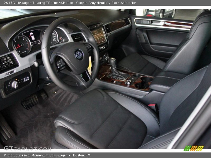Canyon Gray Metallic / Black Anthracite 2013 Volkswagen Touareg TDI Lux 4XMotion