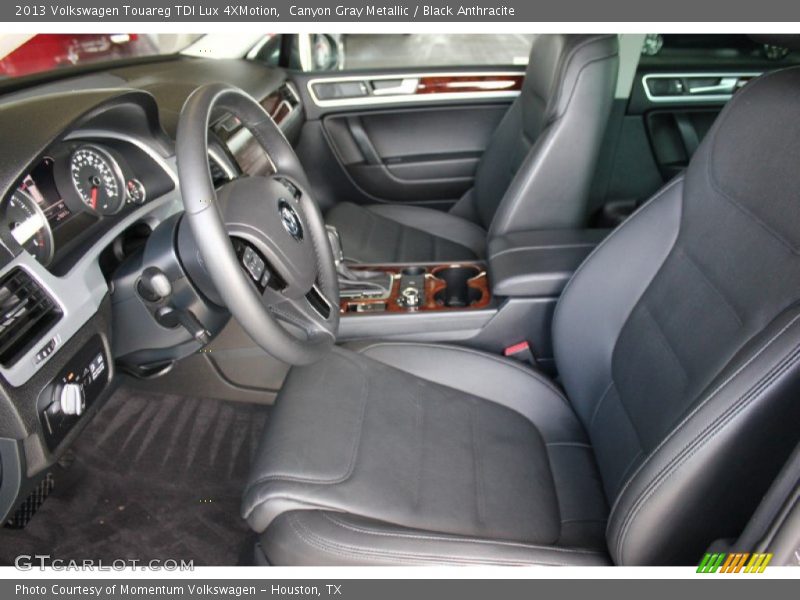 Canyon Gray Metallic / Black Anthracite 2013 Volkswagen Touareg TDI Lux 4XMotion
