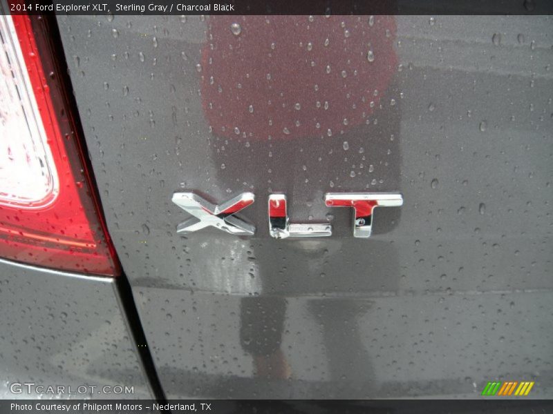 Sterling Gray / Charcoal Black 2014 Ford Explorer XLT