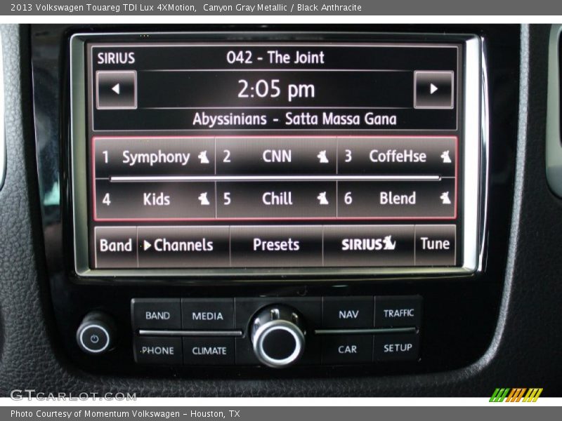 Canyon Gray Metallic / Black Anthracite 2013 Volkswagen Touareg TDI Lux 4XMotion
