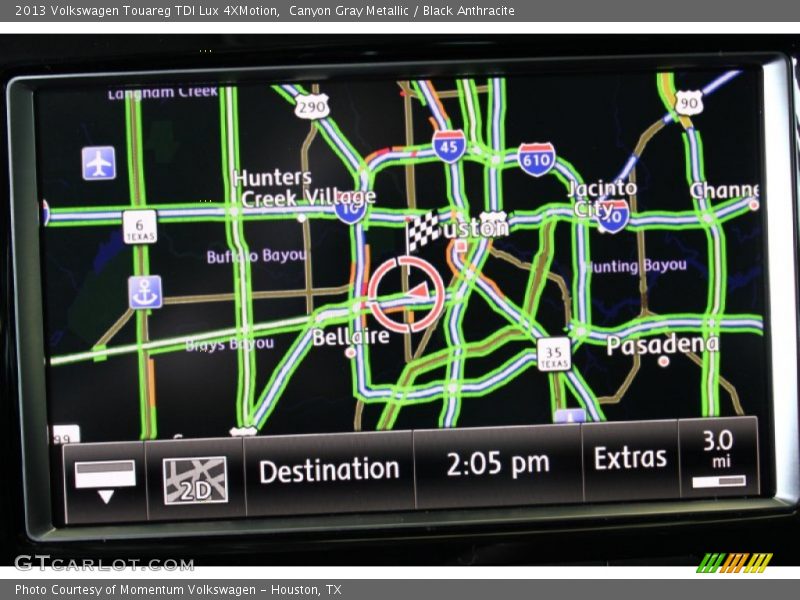 Canyon Gray Metallic / Black Anthracite 2013 Volkswagen Touareg TDI Lux 4XMotion