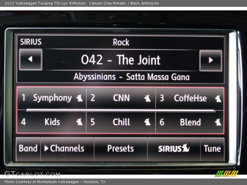Canyon Gray Metallic / Black Anthracite 2013 Volkswagen Touareg TDI Lux 4XMotion