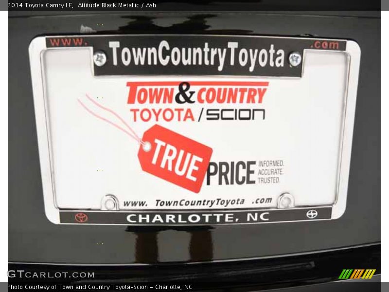 Attitude Black Metallic / Ash 2014 Toyota Camry LE
