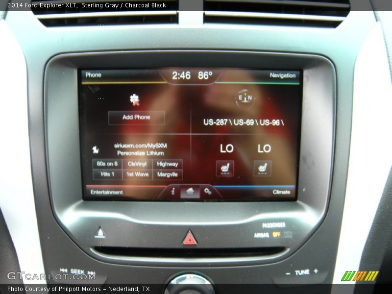 Sterling Gray / Charcoal Black 2014 Ford Explorer XLT