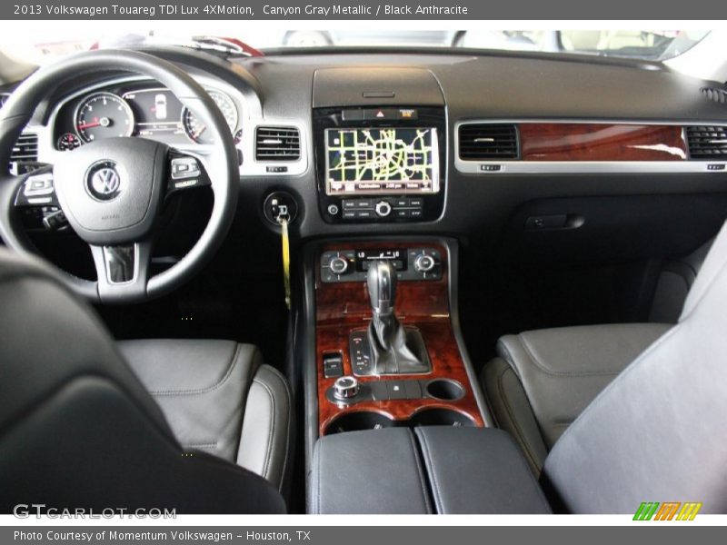 Canyon Gray Metallic / Black Anthracite 2013 Volkswagen Touareg TDI Lux 4XMotion