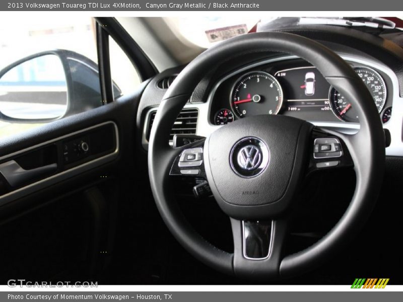 Canyon Gray Metallic / Black Anthracite 2013 Volkswagen Touareg TDI Lux 4XMotion