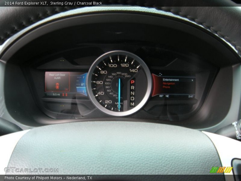 Sterling Gray / Charcoal Black 2014 Ford Explorer XLT