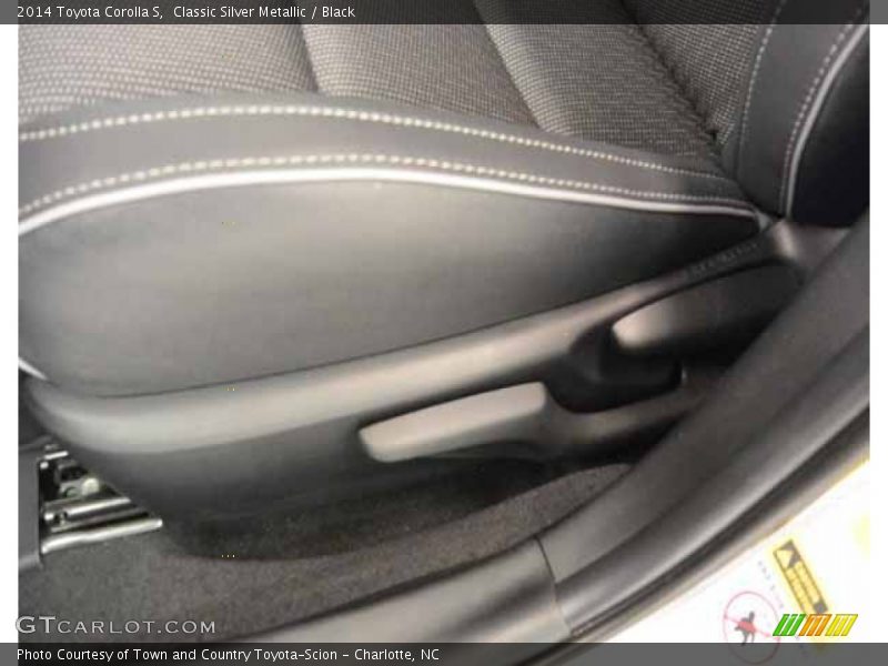 Classic Silver Metallic / Black 2014 Toyota Corolla S