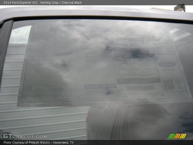 Sterling Gray / Charcoal Black 2014 Ford Explorer XLT
