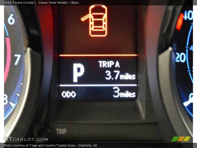 Classic Silver Metallic / Black 2014 Toyota Corolla S