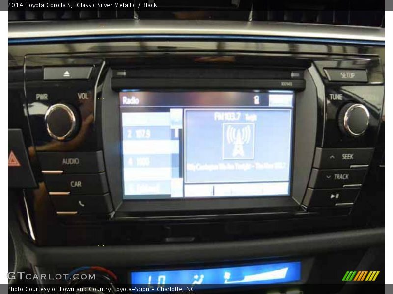 Classic Silver Metallic / Black 2014 Toyota Corolla S