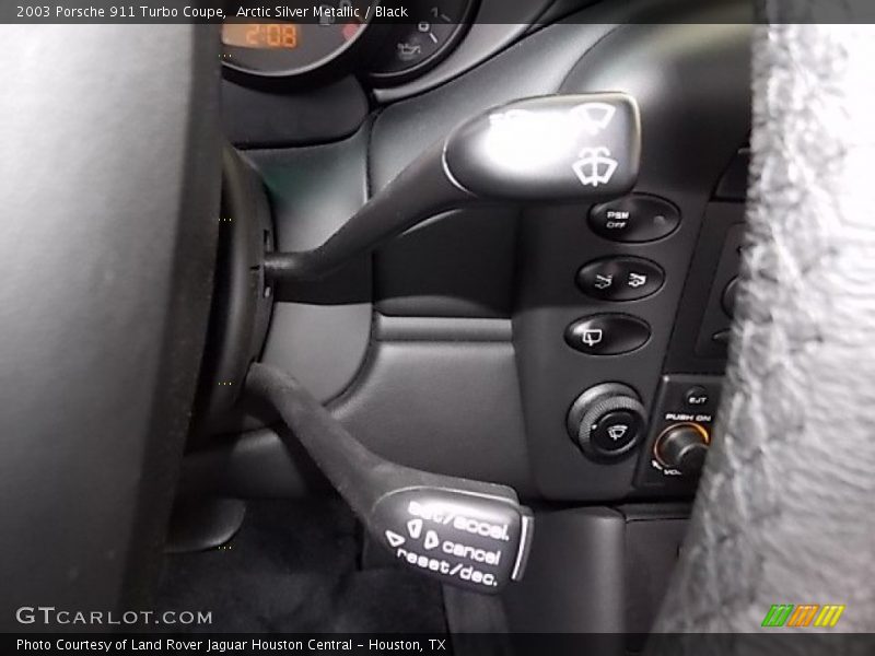 Arctic Silver Metallic / Black 2003 Porsche 911 Turbo Coupe