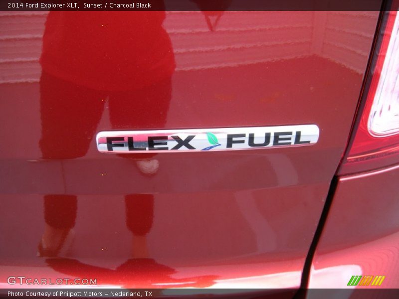Sunset / Charcoal Black 2014 Ford Explorer XLT