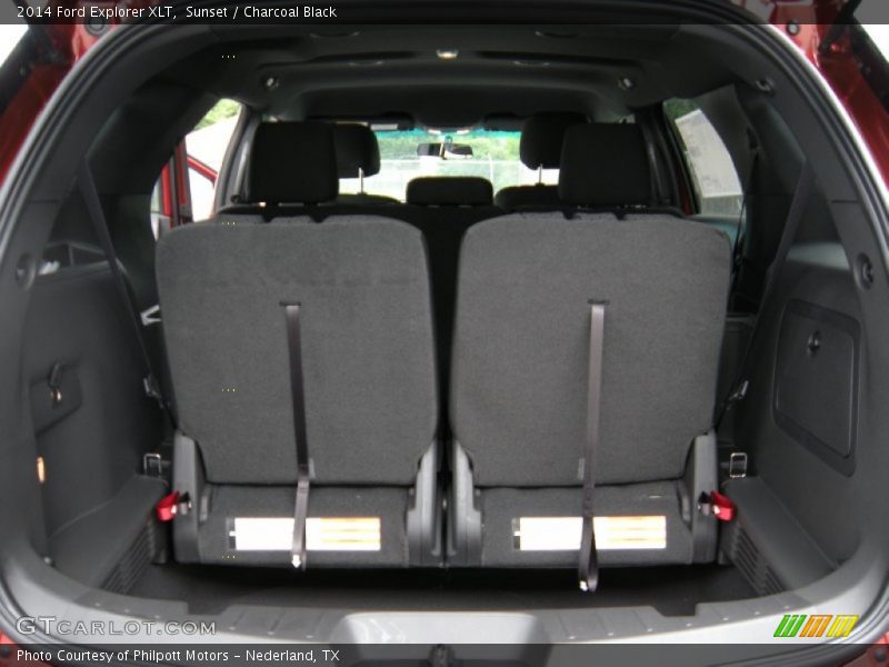 Sunset / Charcoal Black 2014 Ford Explorer XLT