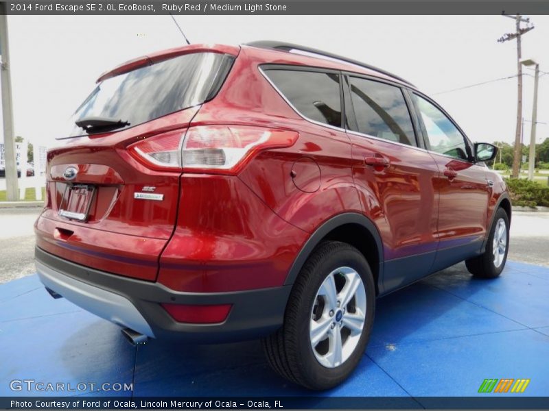 Ruby Red / Medium Light Stone 2014 Ford Escape SE 2.0L EcoBoost