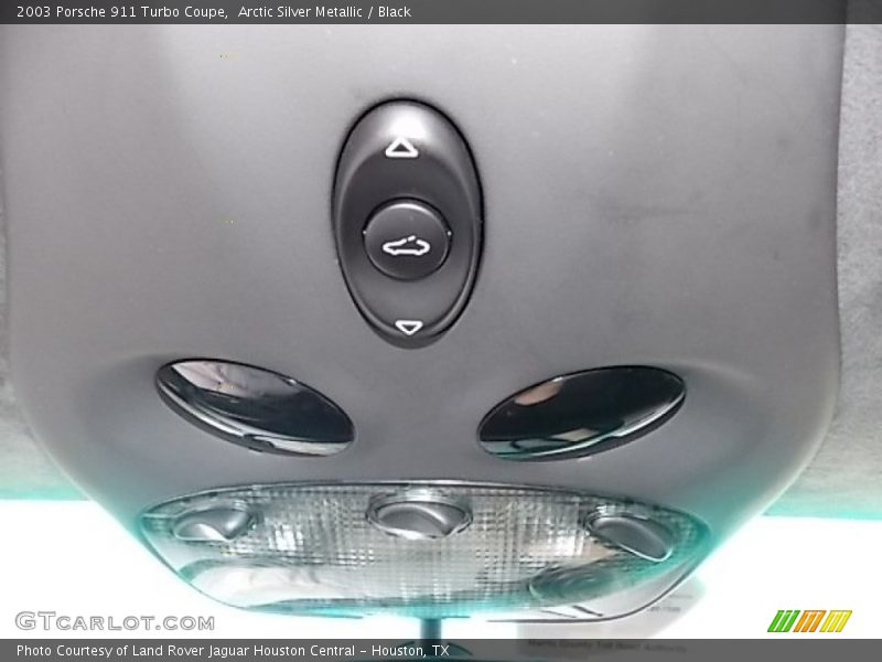 Arctic Silver Metallic / Black 2003 Porsche 911 Turbo Coupe