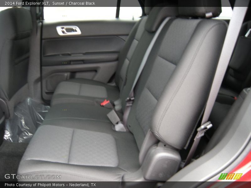 Sunset / Charcoal Black 2014 Ford Explorer XLT