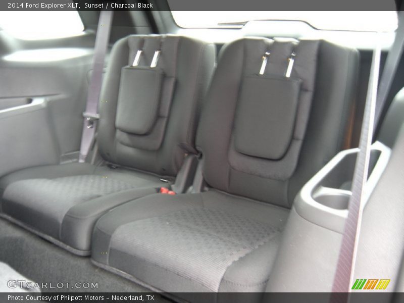 Sunset / Charcoal Black 2014 Ford Explorer XLT