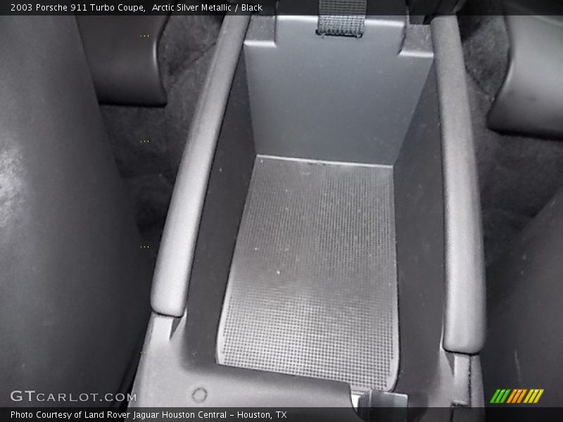 Arctic Silver Metallic / Black 2003 Porsche 911 Turbo Coupe