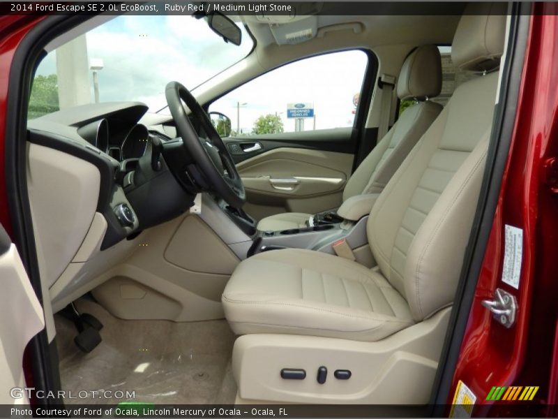 Ruby Red / Medium Light Stone 2014 Ford Escape SE 2.0L EcoBoost