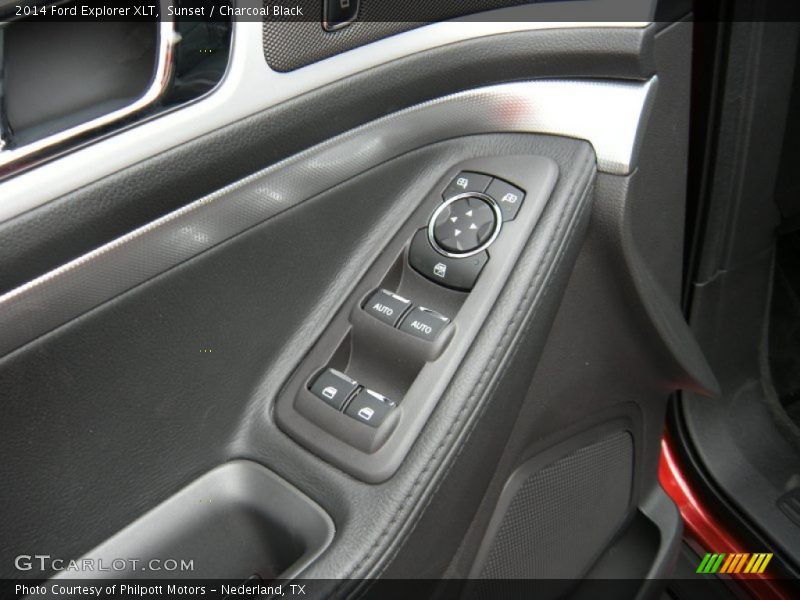 Sunset / Charcoal Black 2014 Ford Explorer XLT