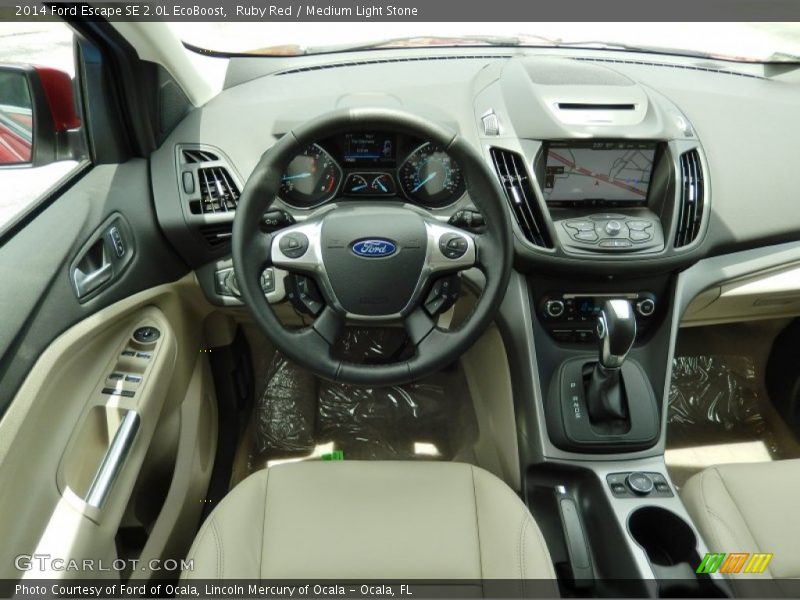 Ruby Red / Medium Light Stone 2014 Ford Escape SE 2.0L EcoBoost