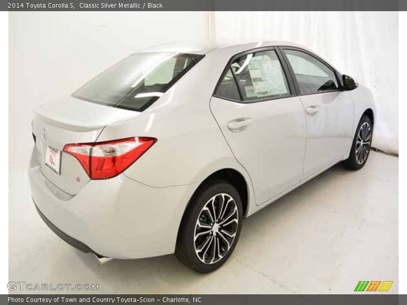 Classic Silver Metallic / Black 2014 Toyota Corolla S