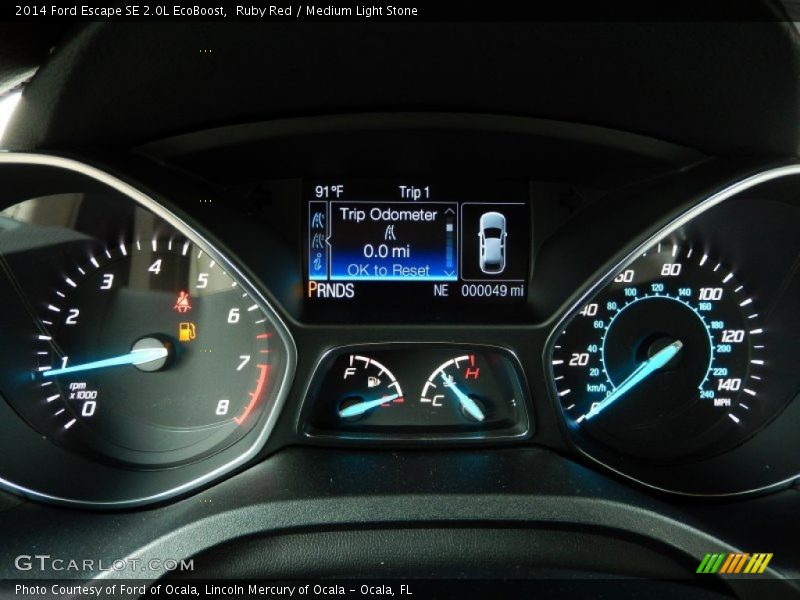 Ruby Red / Medium Light Stone 2014 Ford Escape SE 2.0L EcoBoost