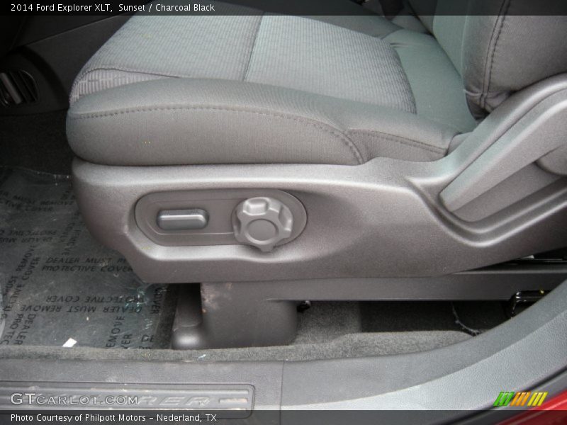 Sunset / Charcoal Black 2014 Ford Explorer XLT