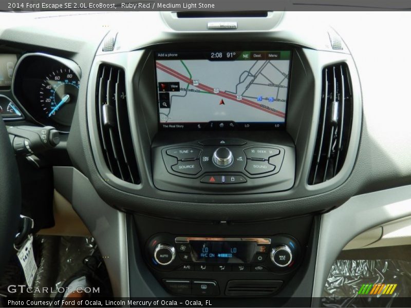 Ruby Red / Medium Light Stone 2014 Ford Escape SE 2.0L EcoBoost