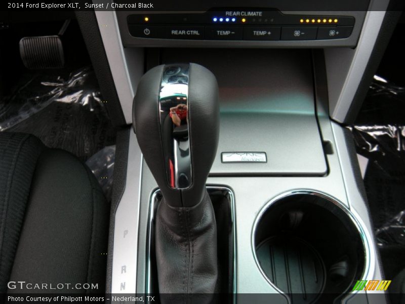 Sunset / Charcoal Black 2014 Ford Explorer XLT