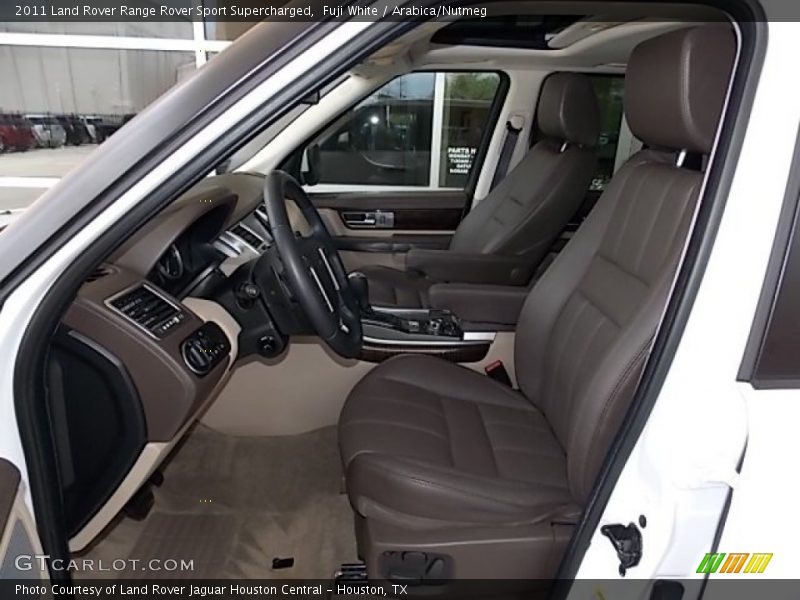 Fuji White / Arabica/Nutmeg 2011 Land Rover Range Rover Sport Supercharged