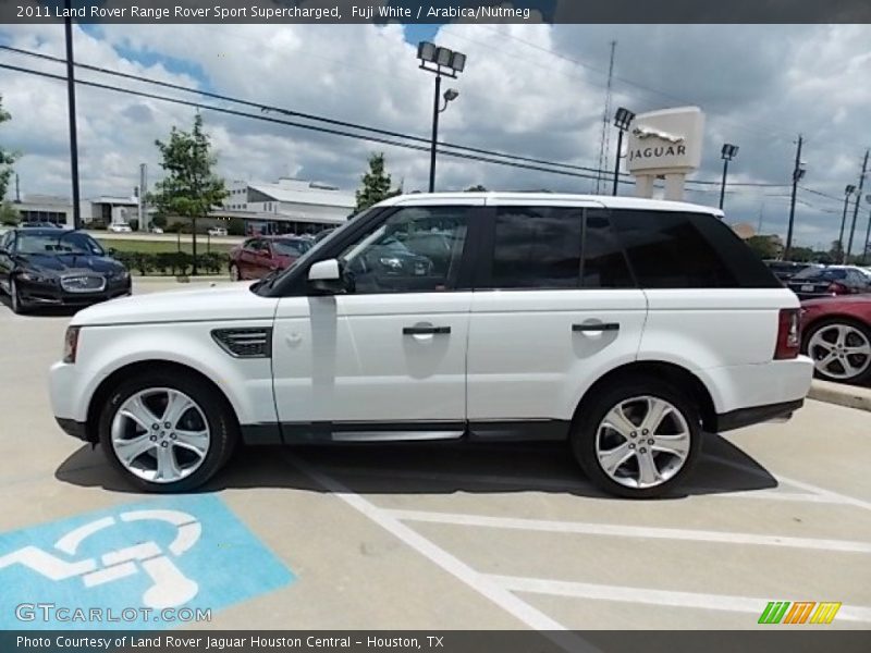 Fuji White / Arabica/Nutmeg 2011 Land Rover Range Rover Sport Supercharged