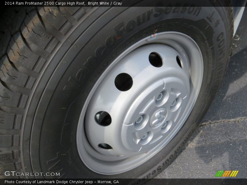 Bright White / Gray 2014 Ram ProMaster 2500 Cargo High Roof