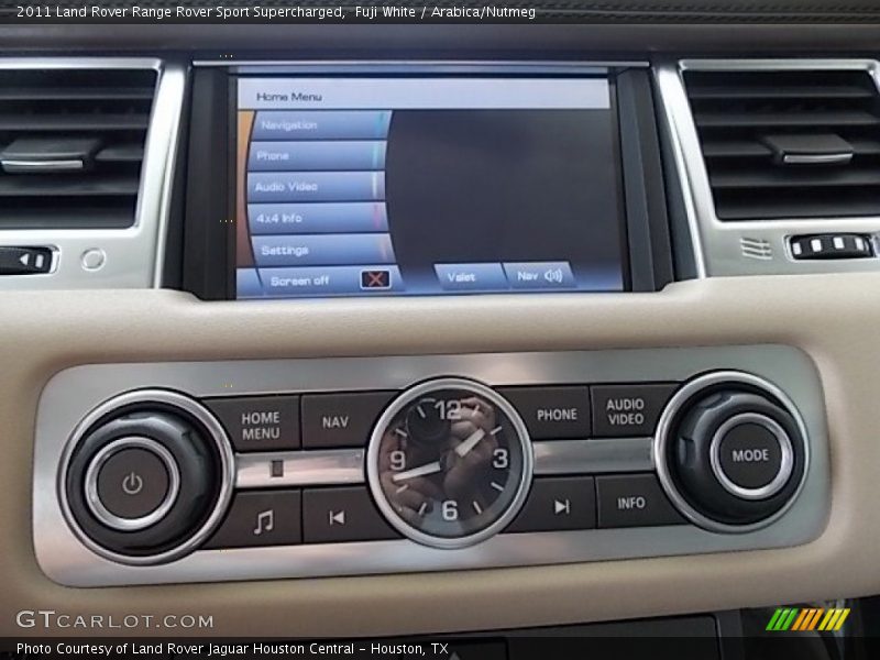 Fuji White / Arabica/Nutmeg 2011 Land Rover Range Rover Sport Supercharged