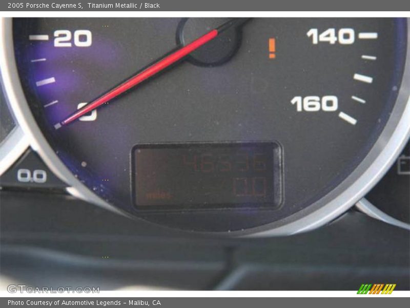 Titanium Metallic / Black 2005 Porsche Cayenne S