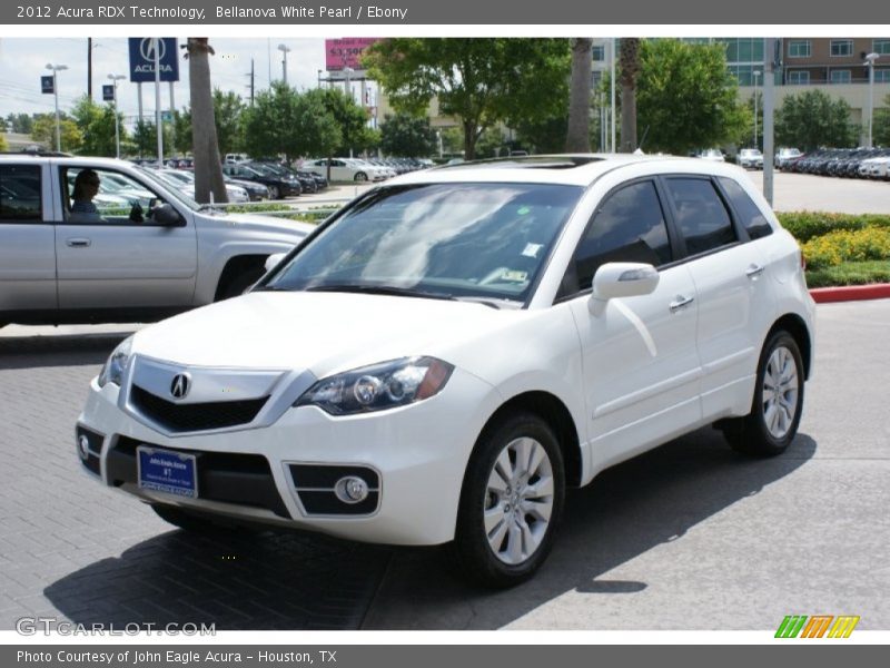 Bellanova White Pearl / Ebony 2012 Acura RDX Technology