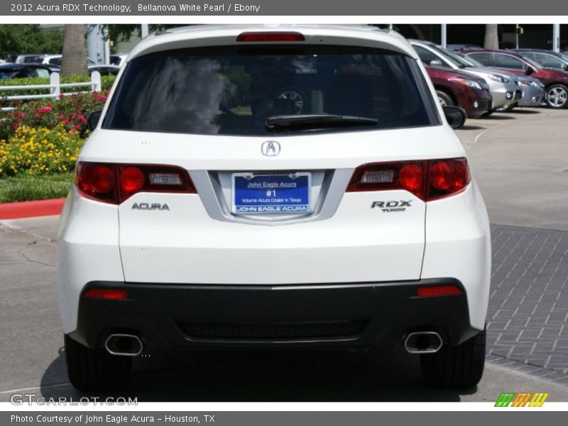 Bellanova White Pearl / Ebony 2012 Acura RDX Technology