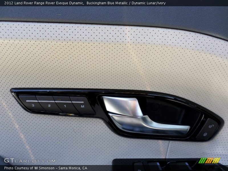 Buckingham Blue Metallic / Dynamic Lunar/Ivory 2012 Land Rover Range Rover Evoque Dynamic
