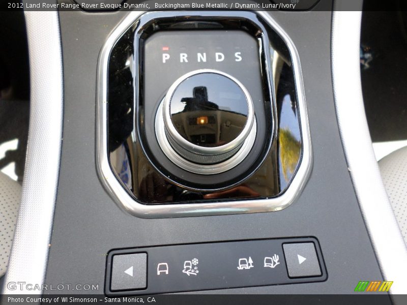Buckingham Blue Metallic / Dynamic Lunar/Ivory 2012 Land Rover Range Rover Evoque Dynamic