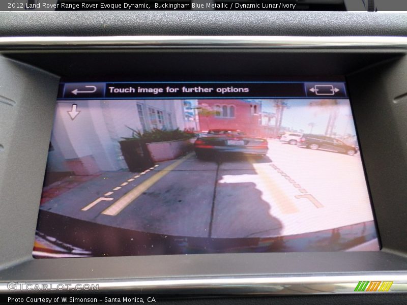 Buckingham Blue Metallic / Dynamic Lunar/Ivory 2012 Land Rover Range Rover Evoque Dynamic
