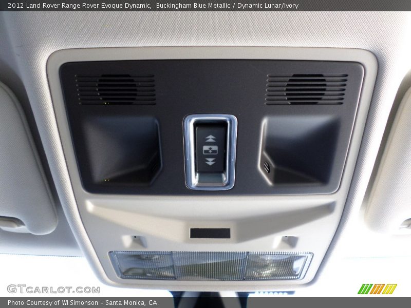 Buckingham Blue Metallic / Dynamic Lunar/Ivory 2012 Land Rover Range Rover Evoque Dynamic