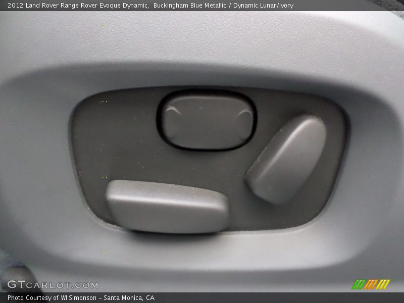 Buckingham Blue Metallic / Dynamic Lunar/Ivory 2012 Land Rover Range Rover Evoque Dynamic