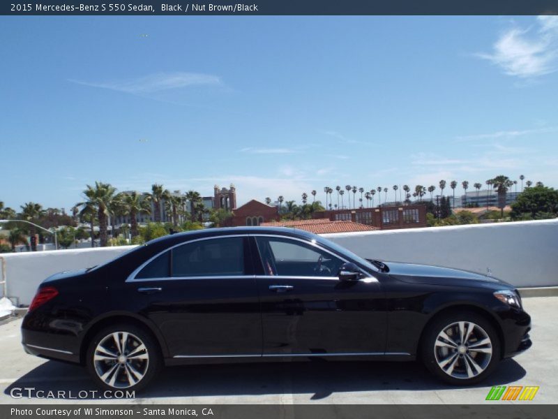 Black / Nut Brown/Black 2015 Mercedes-Benz S 550 Sedan